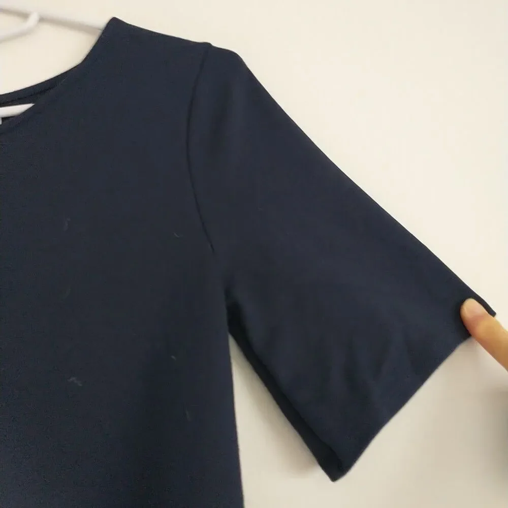 Ripley Rader T-shirt Top Womens 2 Navy Blue Short Sleeve Cotton Capsule*READ - Picture 2 of 9